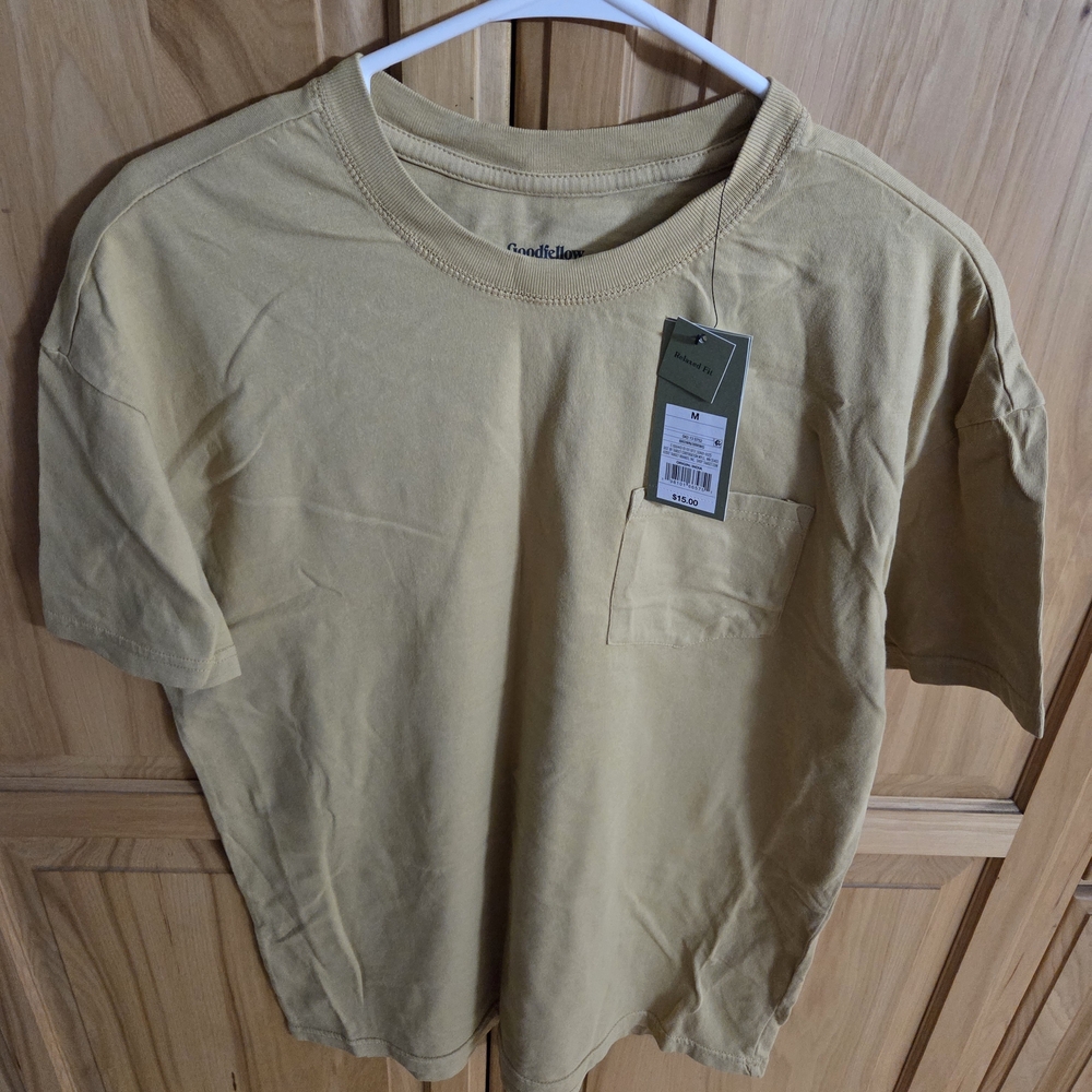 Goodfellow & Co Men's Tan/Brown Short Sleeve Tee Size M